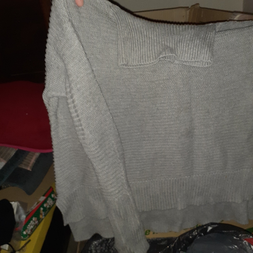 Andrea Jovine Knit Bell Sleeve Sweater